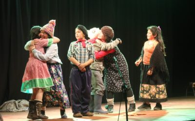 Parte Festival de Teatro Interescolar en Quellón